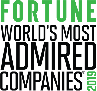 FORTUNE WORLD'S MOST ADMINIRED COMPANIES 2018